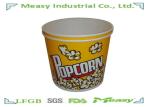 170OZ / 46OZ Popcorn Buckets Double PE Lined Oilproof For Watching Movies