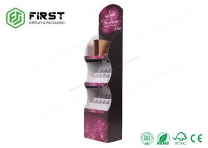 Wholesale Customized Foldable Cosmetic Pop Cardboard Displays , Corrugated Cosmetics Display Stands from china suppliers