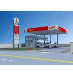 Professional Steel Structural Build Prefab Space Frame Filling Gas Petrol