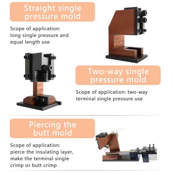 Terminal Crimping Applicator,Non-insulated Terminales Single Brass Battery Terminal Lugs Pression Stamping Mould