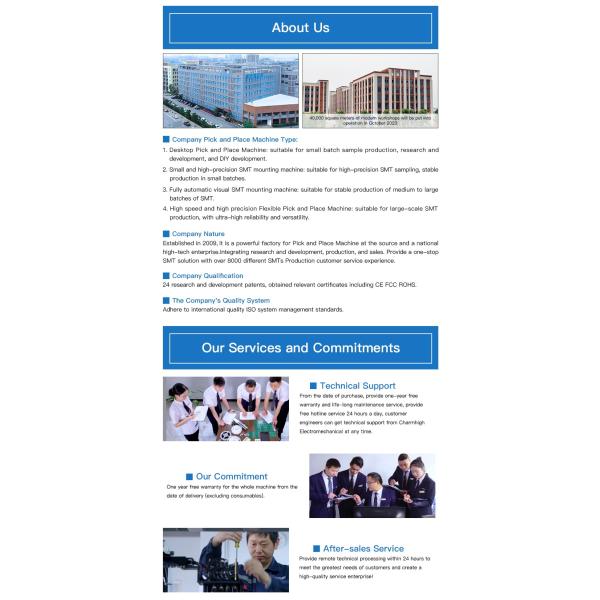 CHM-551 Automatic Pick And Place Machine With Mounting Speed 11500CPH