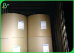 80 100 120 135 145gsm One Side Coated Paper , White Kraft Paper Roll In Reel /