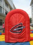 Portable Inflatable football helmet entrance tunnel, football tunnel