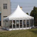 Luxury Pagoda Top Multi Sided Tent 20x30 Aluminum Alloy Glass Wall