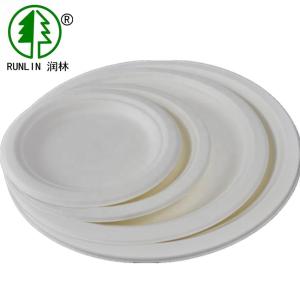 Wholesale 9in 12in Biodegradable Bagasse Eco Friendly Dishes Disposable Dishes For Parties from china suppliers