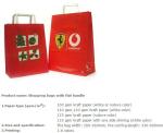 personalized custom paper hair extension carrier shopping bag luxury party