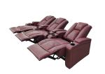 Multifunctional Modern Recliner Chair PU Leather Movie VIP Seating