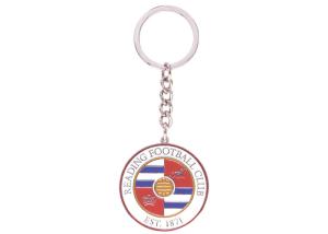 Wholesale Custom Iron Stamped Iron / Brass / Copper Football Club Key Chain with Soft Enamel from china suppliers