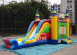 5in1 colorful commercial kids inflatable combo game with slide for outdoor from