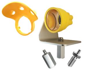Wholesale Leica GPR112 Yellow Surveying Reflector Prism 60mm big Prism with Snow Rain Shelter L shape from china suppliers