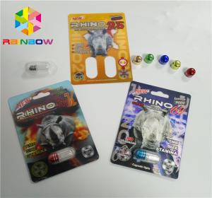 Wholesale Rhino 69 Rhino 7 Male Enhancement Pills Packaging Normal Size With 3D Effect from china suppliers