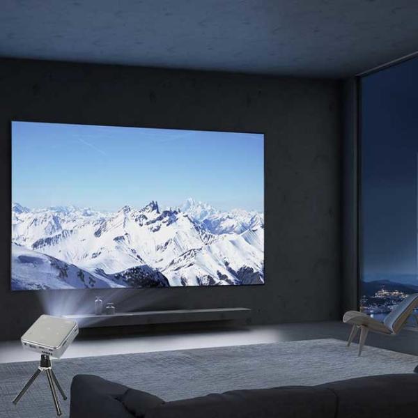 2GB 4GB RAM Smart Touch Screen Mini DLP 4K Pocket Projector With Android 9.0