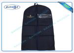 Grey Suit And Dress Covers , Non Woven Fabric Bags With PVC Film