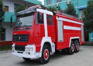 Wholesale 12000L Fire Fighting Vehicle , 6 Seats Fire Service Truck High Visibility Multitasking from china suppliers