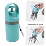 OEM ODM Dog Pooper Scooper Sustainable Plastic Blue Dog Poop Cleaner