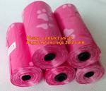 Promotional Custom Logo Pet Waste Bag With Holder, Eco-friendly Plastic Dog Pet