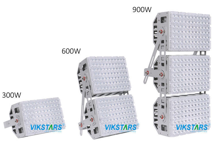 Basketball Court Outdoor Led Sports Lighting Durable 130lm/ W 300w To 2700w