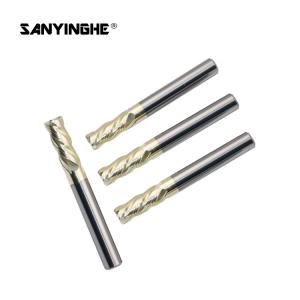 Wholesale HRC63 Carbide Corner Radius End Mill 4 Flute End Mill Cutter from china suppliers