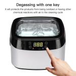 Degassing Portable Ultrasonic Cleaner 1.2L For jewelry cleaning