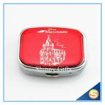 Zinc Alloy Custom Lockable metal pill box Traveling Promotional Gifts Square