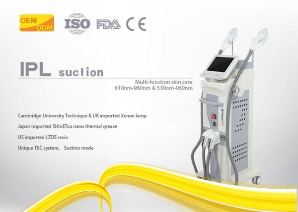Beauty Salon Diode Laser Hair Removal Machine IPL / SHR Technology With LCD