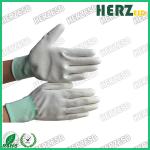 13 Gauge ESD Nylon Glove Esd Safe Gloves PU Coated Nylon Palm