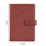 A5 Vintage Leather Journal With Lined Paper 210mm Length Daily Usage