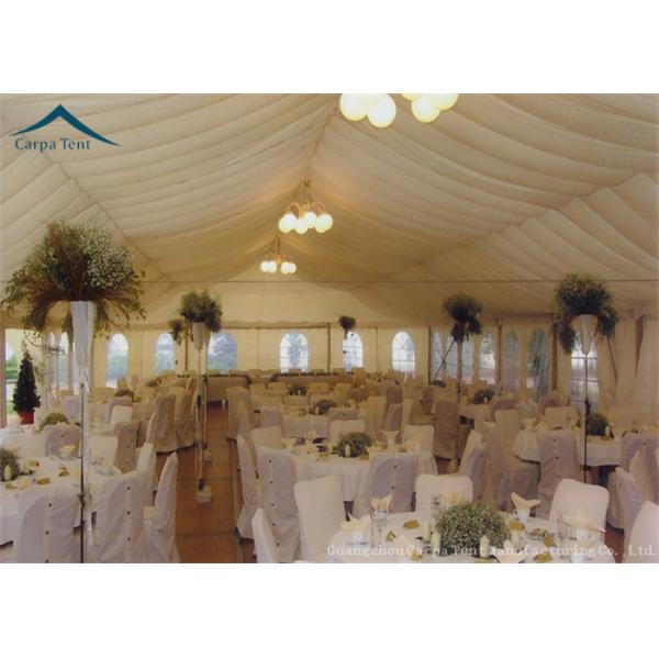 200 Seater Aluminum Frame Mixed Event Tents With Ceiling For Outdoor Party