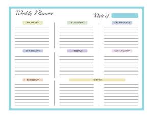 Wholesale Horizontal Dry Erase Magnetic Fridge Calendar Weekly Notepad 16.9 X 13inch from china suppliers