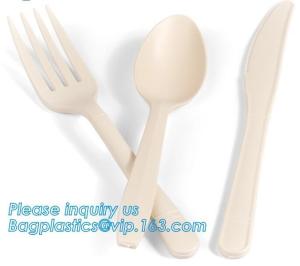 Wholesale Disposable Corn Starch Eco Friendly Dinnerware Cutlery Reusable Coffee Cup Safe Bamboo from china suppliers
