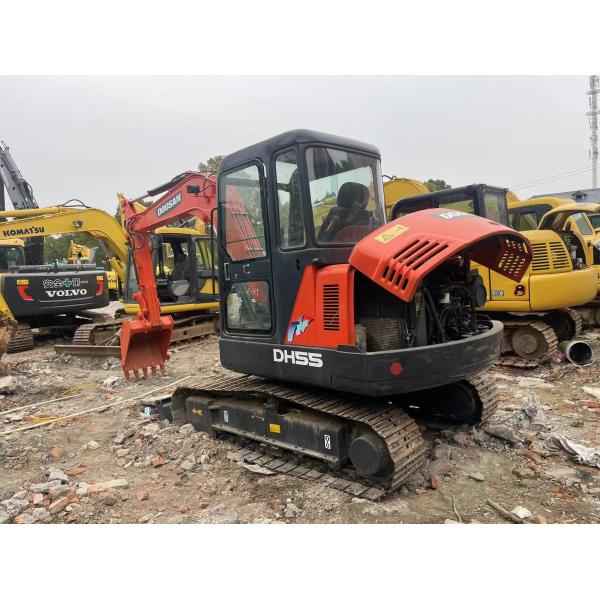 Mini digger price Doosan 55 compact excavator mini crawler hydraulic excavator