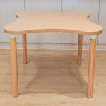 4 People Solid Wood Dining Table Simple Style Home Furniture for Custom Nursing