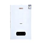 28Kw Wall Hung Gas Boiler Stainless Steel White Shell Heating And Bathing Combi