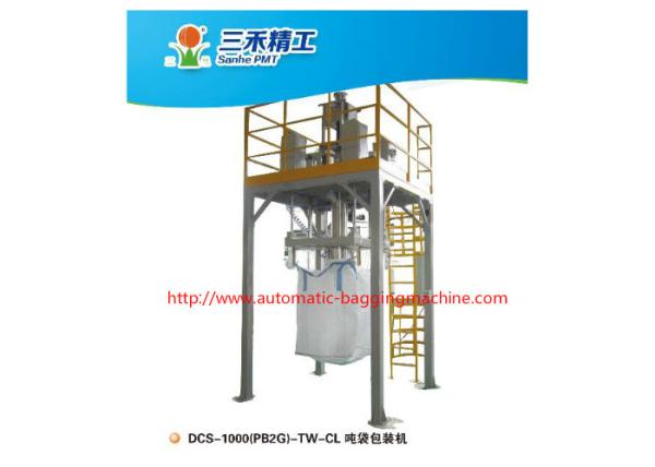 chemical fertilizer industry ton bag packing machine screw feeding 5-20 bags