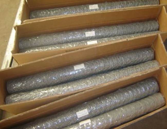 Double Twisted Hex Wire Mesh Metal For Gabion Box PVC Coated