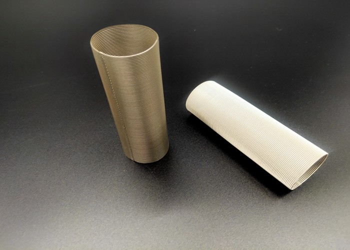 Rimmed 2mm 635mesh Stainless Steel Wire Mesh Tube Cylinder Filters