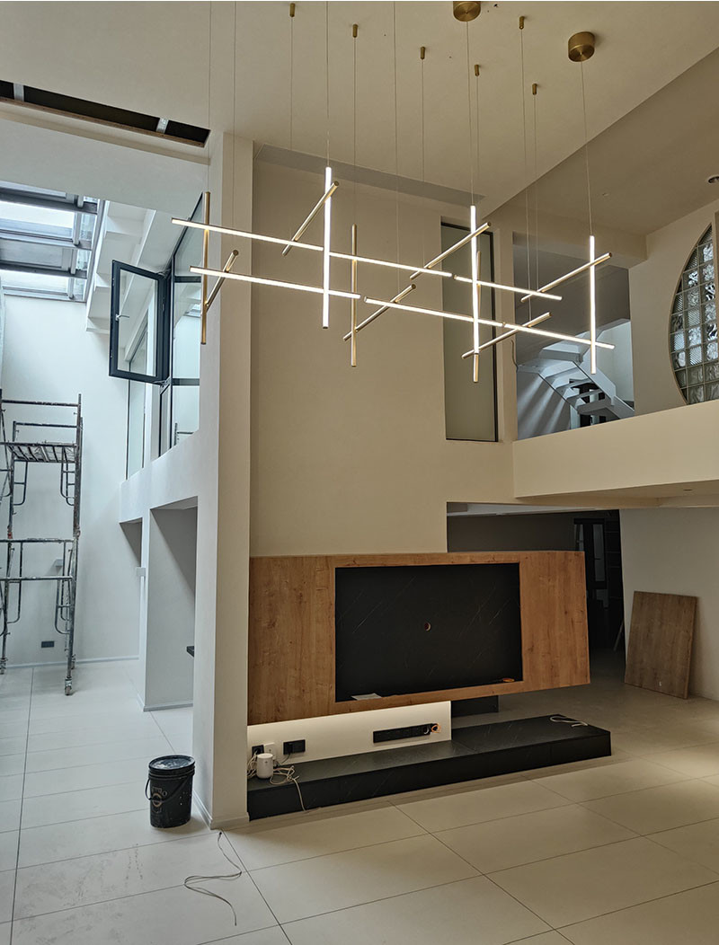 Modern Aluminium Chandelier LOFT Living Room Home Decor Chandelier (WH-MI-361)