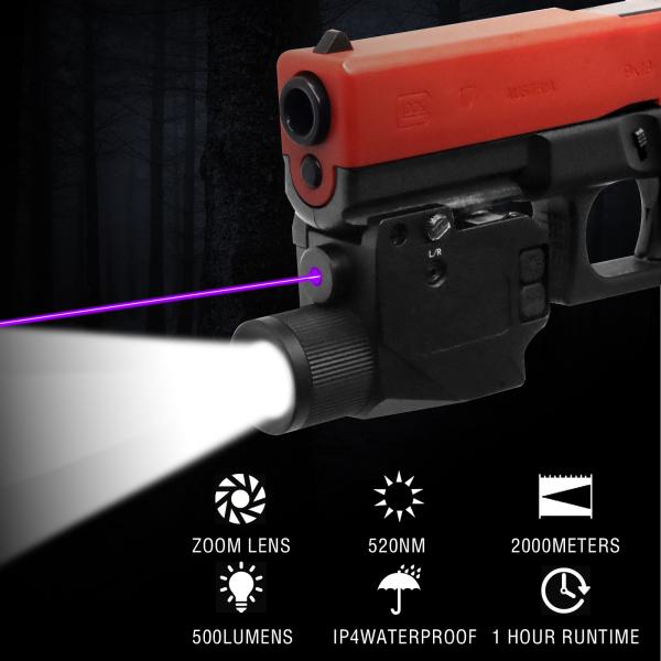 Rifle Airsoft Gun Lasers Rechargeable Adjustable Weaver Mount Laser Sight
