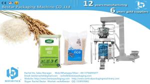 Wholesale Pure rice 5KG pouch automatic weighing and packaging machine BSTV-750AZ from china suppliers