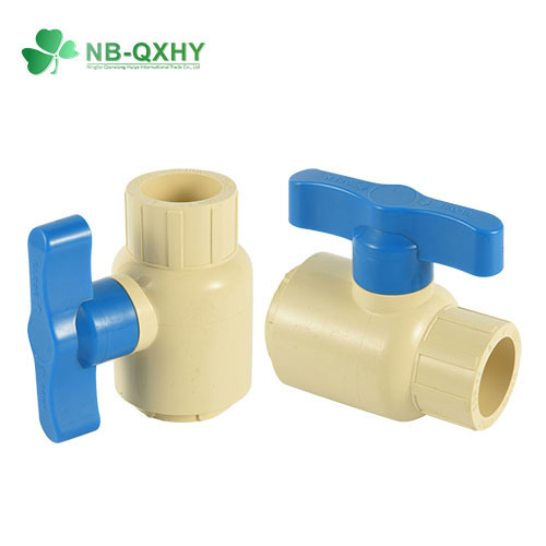 Factory Price ASTM Standard CPVC (PVC) Single Union Ball Valve for Water Supply
