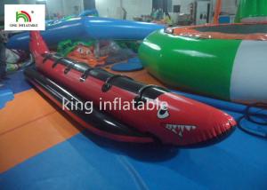 Wholesale Red Shark Inflatable Banana Boats With 6 Handle For Adult Commercial from china suppliers