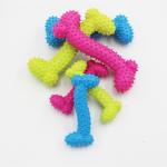 TPR Rubber Dog Chew Bone Toy Tooth Grinding Non Toxic Environmental Protection