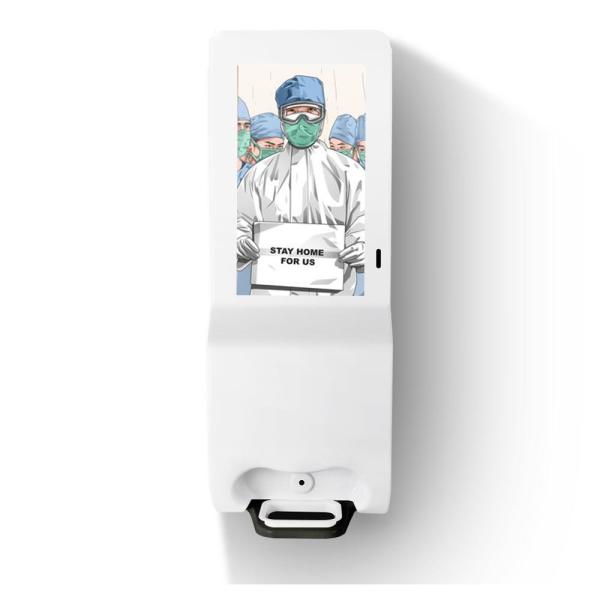 21.5inch Gel Automatic Hand Sanitizer Digital Signage Display Auto Dispenser