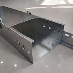 High Corrosion Resistance Slotted Wall Mounted Cable Tray Steel Material Cable