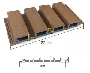 Wholesale WPC Outdoor Composite Exterior Wall Panels PVC Wood Wall Panel Co Extruded from china suppliers