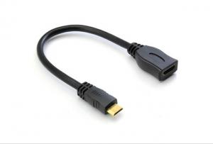 Wholesale MINI HDMI Male To HDMI Female converter adapter Extension cable for HDTV from china suppliers