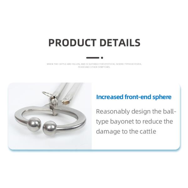 Rust Resistance 40CM Bull Holder For Streamlined Livestock Management Solutions