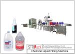 1kw 500ml Chemical Liquid Filling Machine For Disinfectants