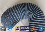 200 Degree 150mm PVC Coated Fiberglass Flexible Air Ducting For HAVC System