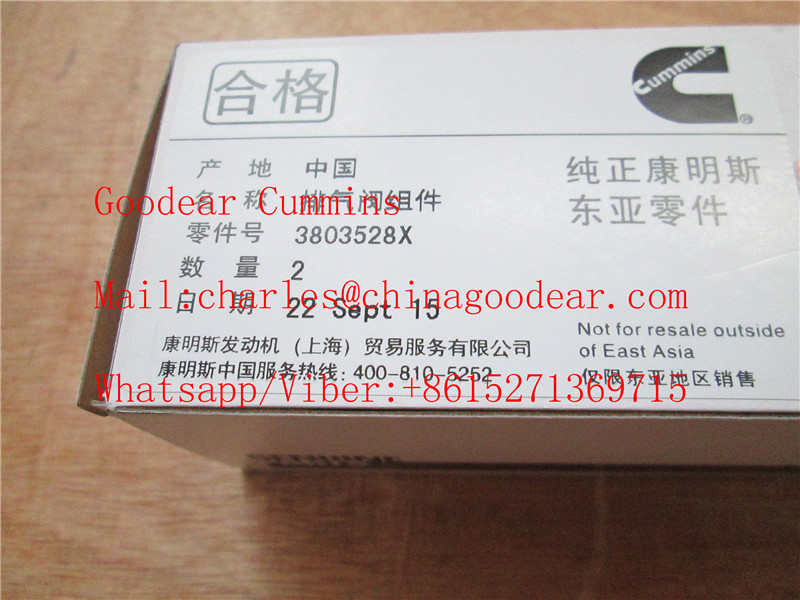 Chongqing k38/k50 diesel engine exhaust valve 3803528